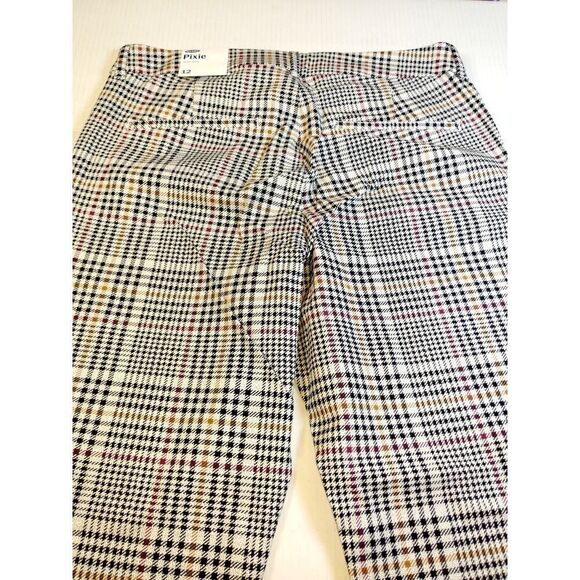 Old Navy Pixie High Rise Checkered Pants - Size 12 NEW w/Tags - Picture 3 of 6